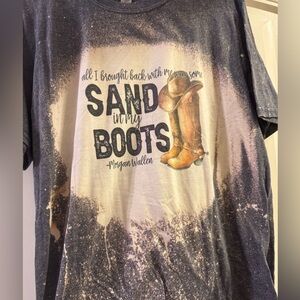 Morgan Wallen Custom Bleached T-shirt